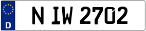 Truck License Plate